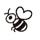 キャラクターアイコン：ハチ
