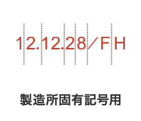 シルバー回転印 製造所固有記号用